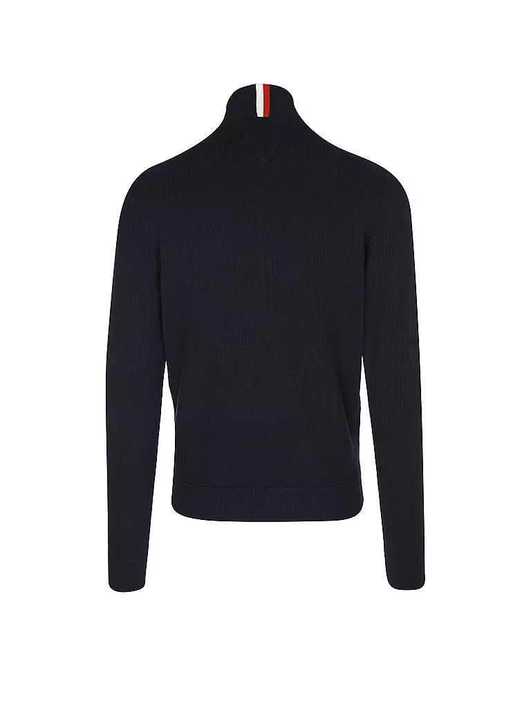 TOMMY HILFIGER Strickjacke blau