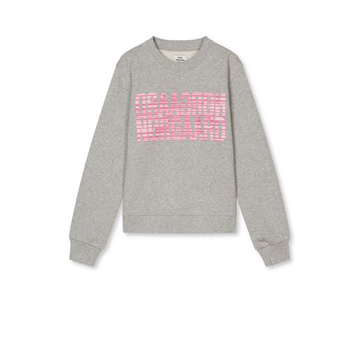 Mads Nørgaard Organic Sweat Talinka Sweatshirt, Light Grey Melange, 14 år