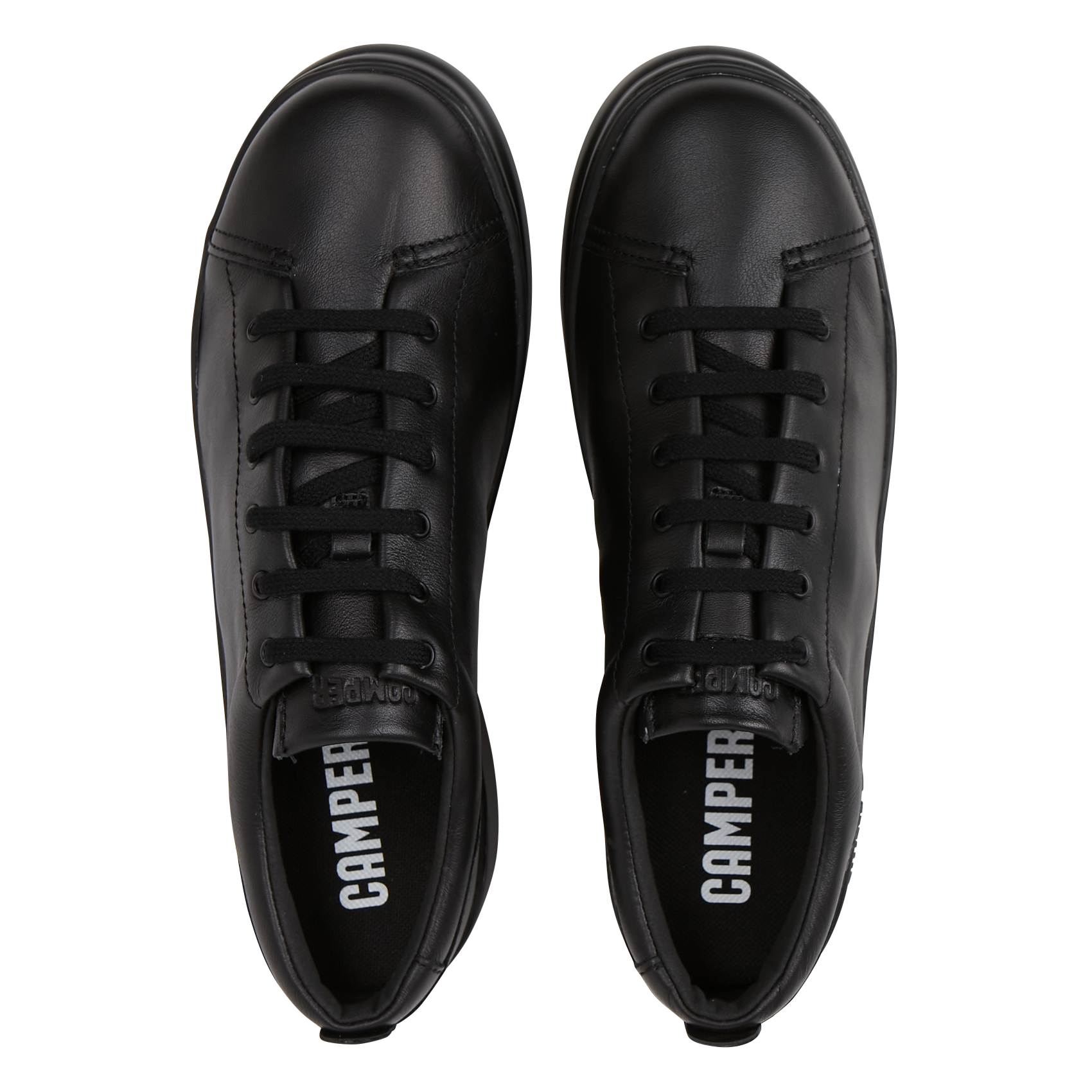 RUNNER UP - Baskets basses en cuir de bovin | Noir