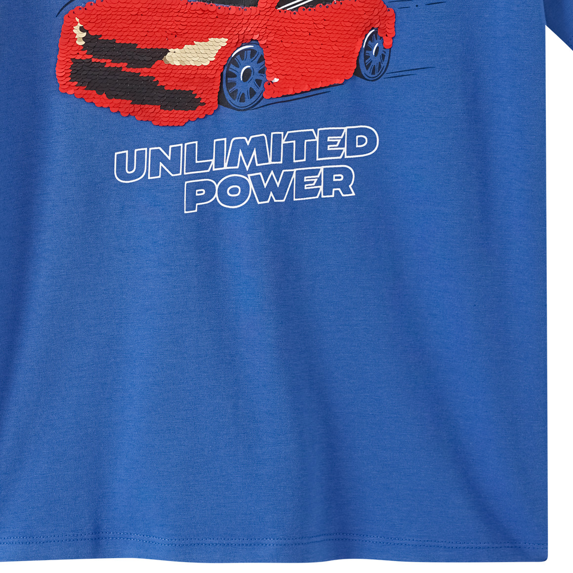 Topolino Jungen T-Shirt mit Wendepailletten blau