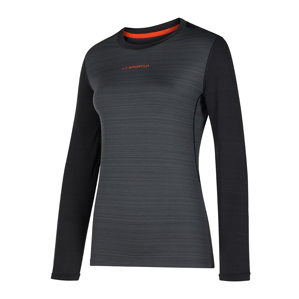 La Sportiva TOUR - Sous-couche Femme carbon/cherry tomato