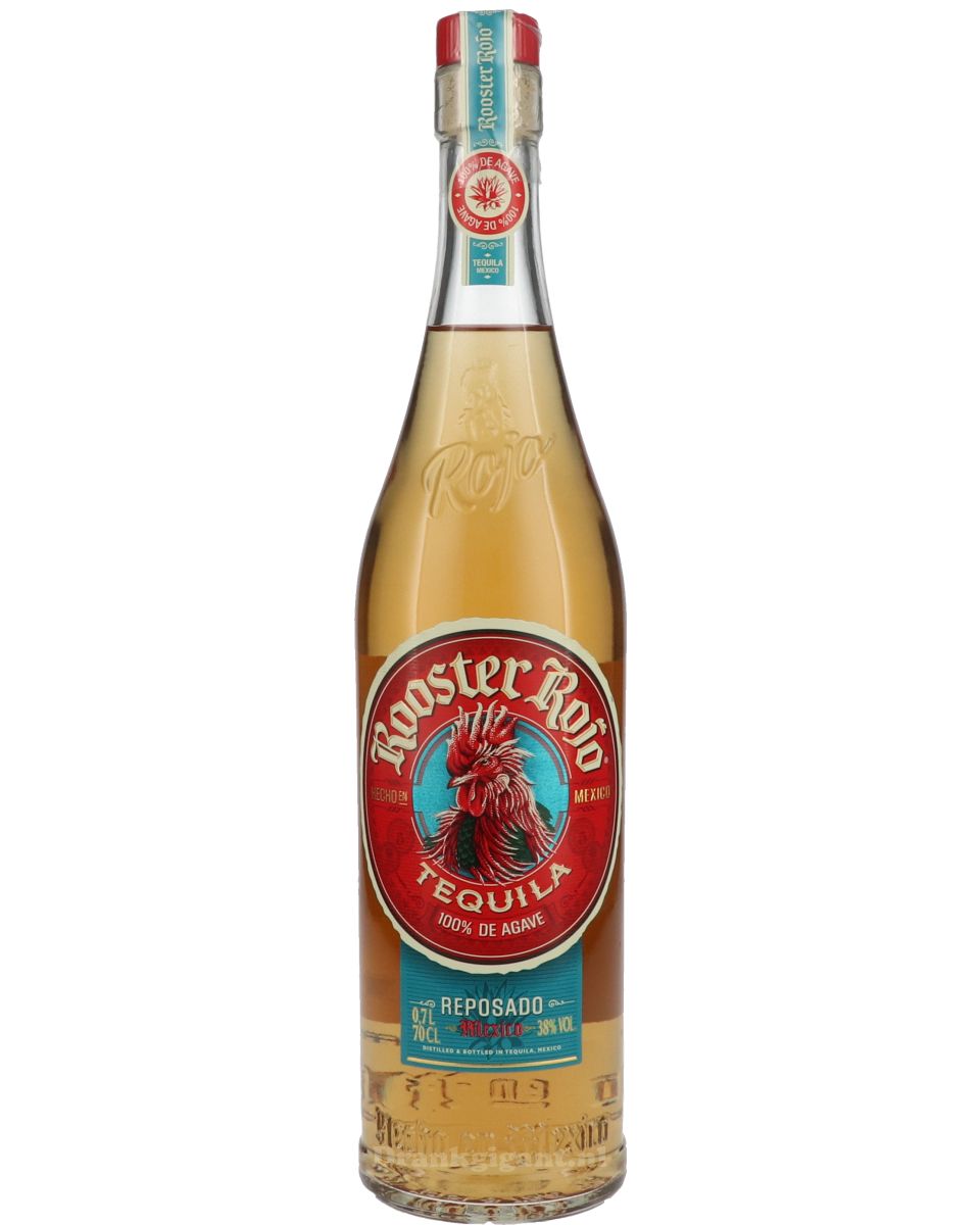 Rooster Rojo Tequila Reposado 70 cl
