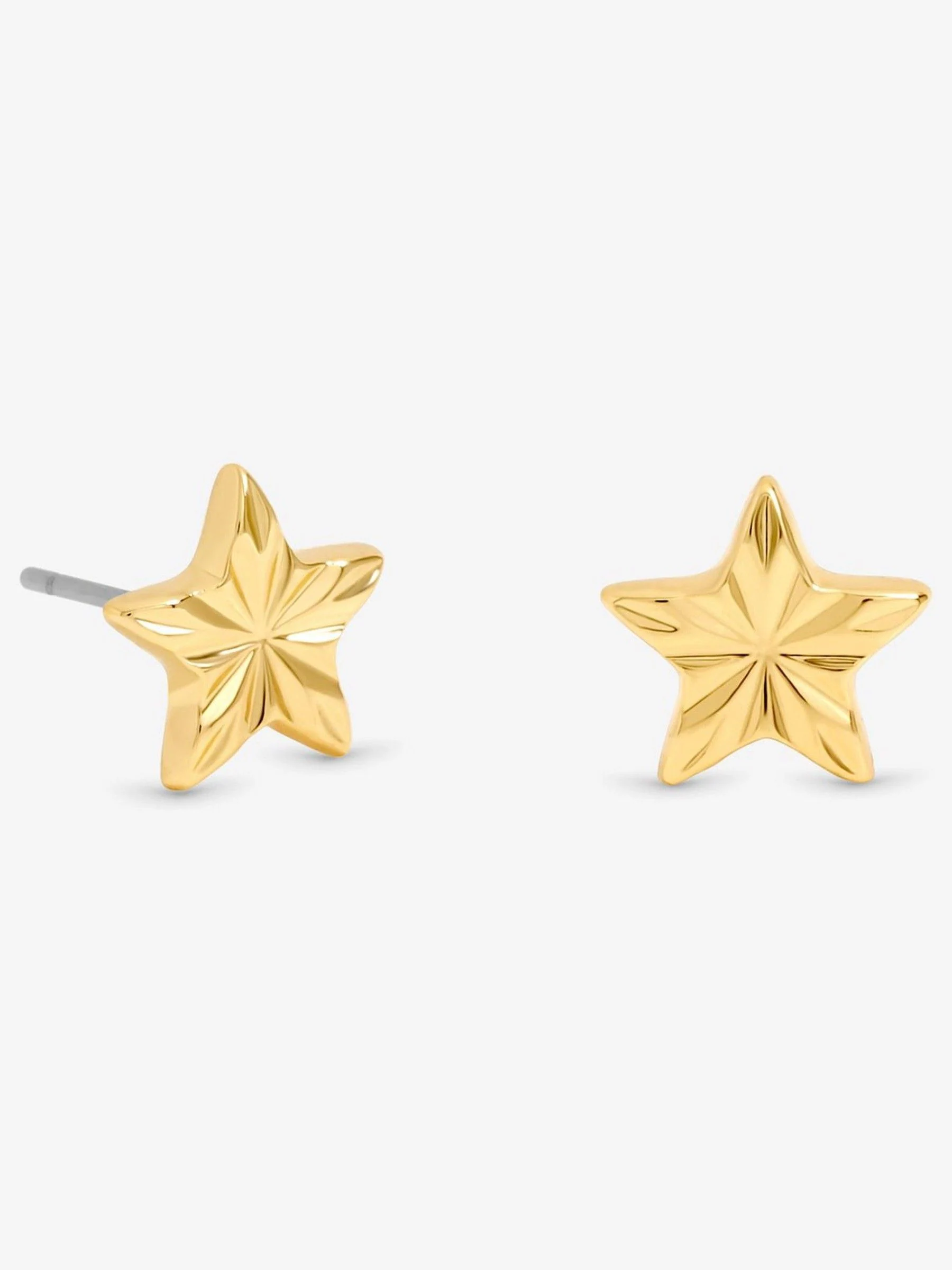 Jon Richard 18K Gold Plated Star Earrings - Gift Cracker