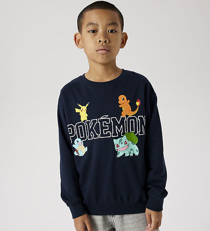 Name It Sweatshirt - Noos - NkmDay Pokémon - Dark Sapphire m. Pr