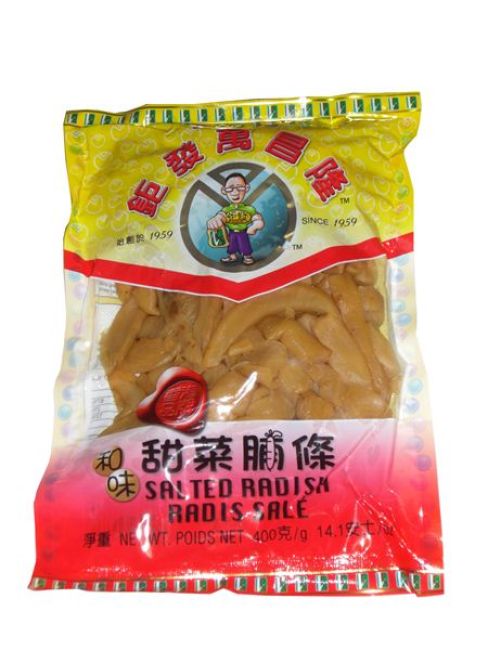 Man Chong Loong Gezouten Radijs (Choi Po) 400g