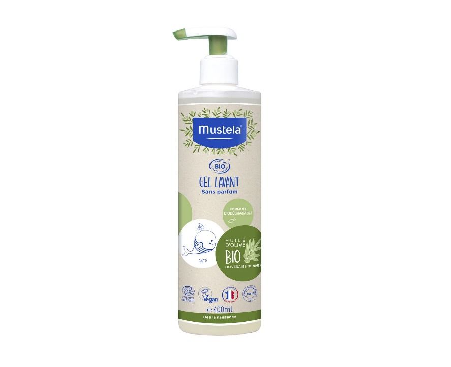 Gel lavant bébé à l'huile d'olive Bio MUSTELA
