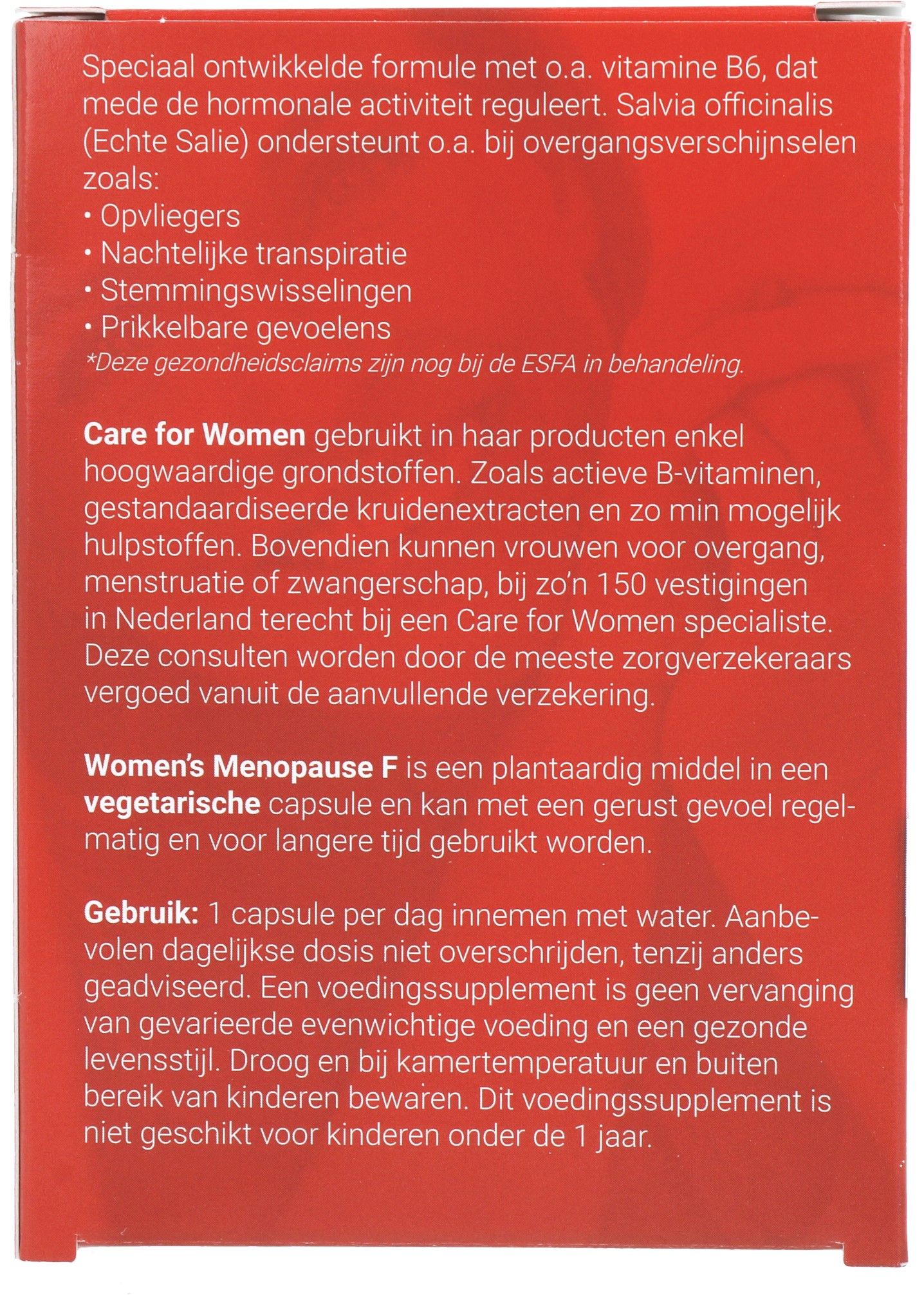 Care For Women Menopause forte (30 capsules)