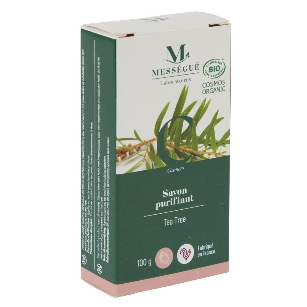 Savon purifiant tea tree bio Mességué