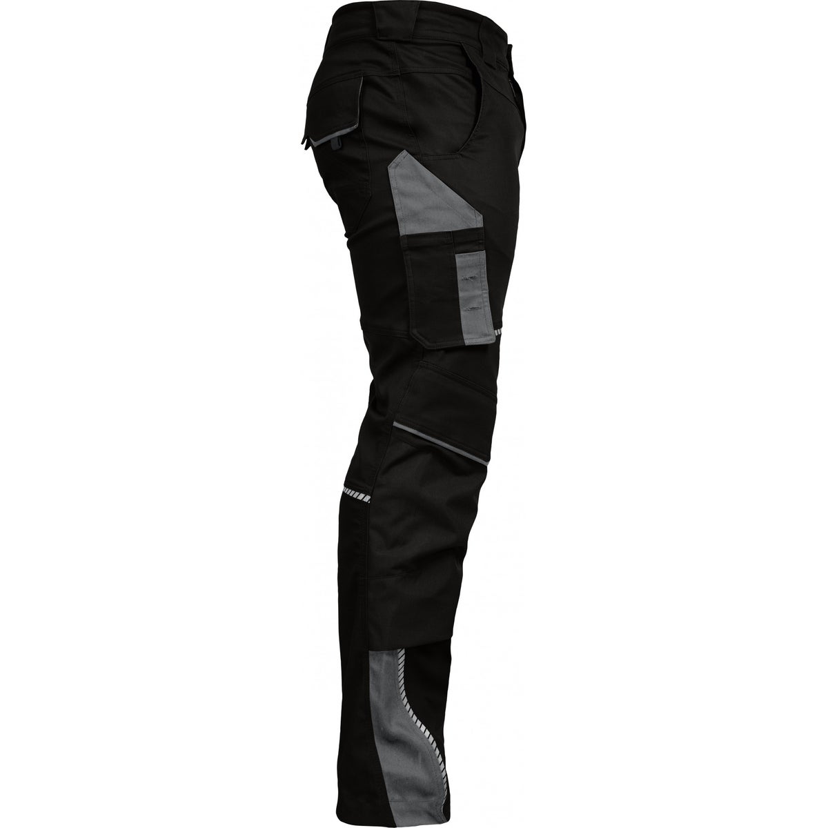 Bodyguard werkbroek, lange taillebroek, zwart/grijs, maat 26, heren