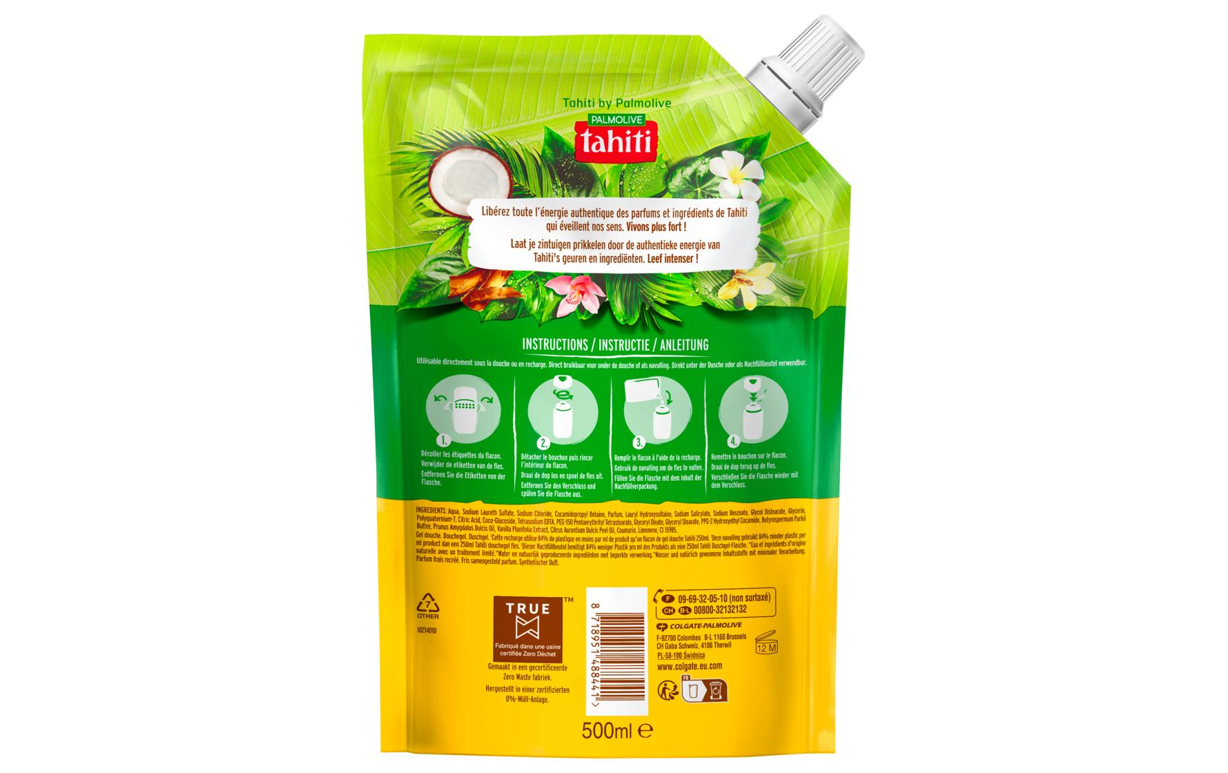 Duschgel Vanille 500 mlFeuchtigkeitsspendende Pflegedusche mit Vanille-Extrakt