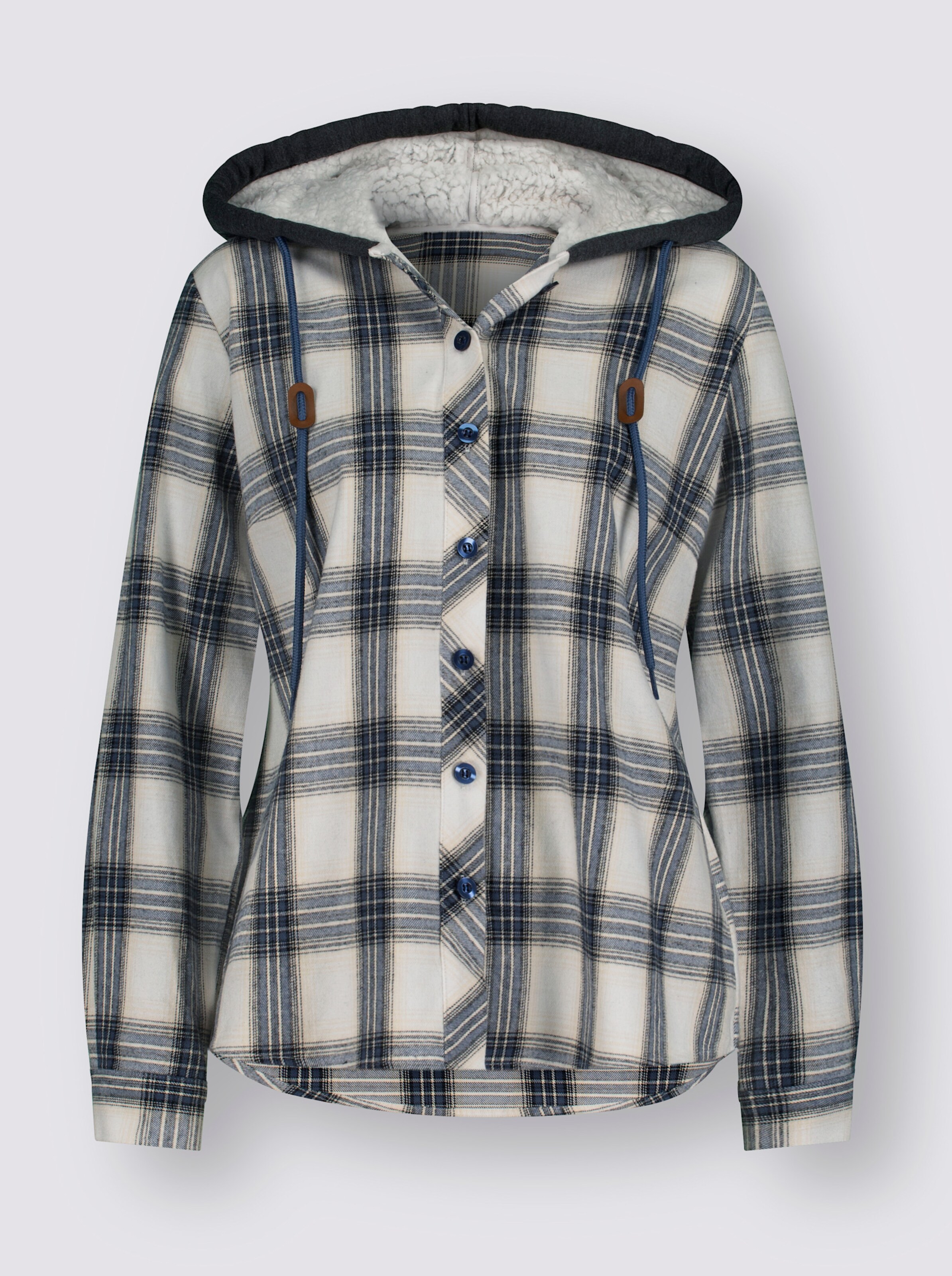 Flanell-Bluse