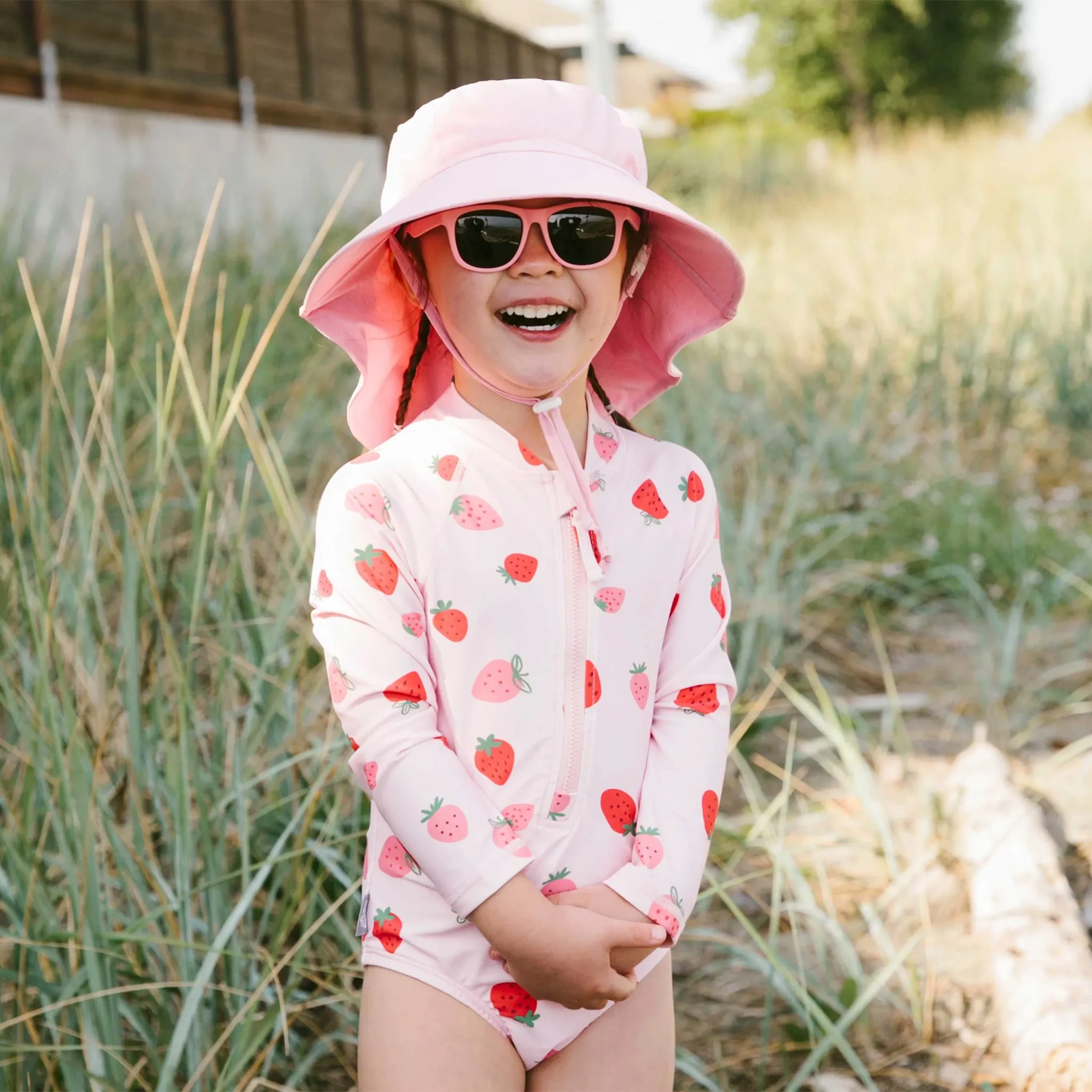 Jan & Jul Maillot UV Fraises 2-5ans