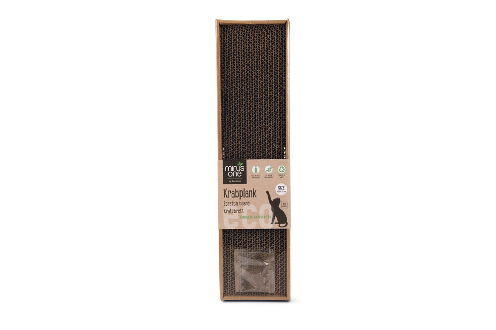 Beeztees Ilano - Krabkarton - Wit Bruin - 1x48.5x1 cm