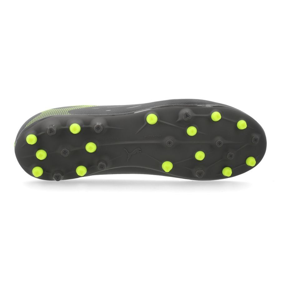 PUMA Ultra 5 Play MG Audacity - Matte Aged Silver/Jaune/Argenté Enfant