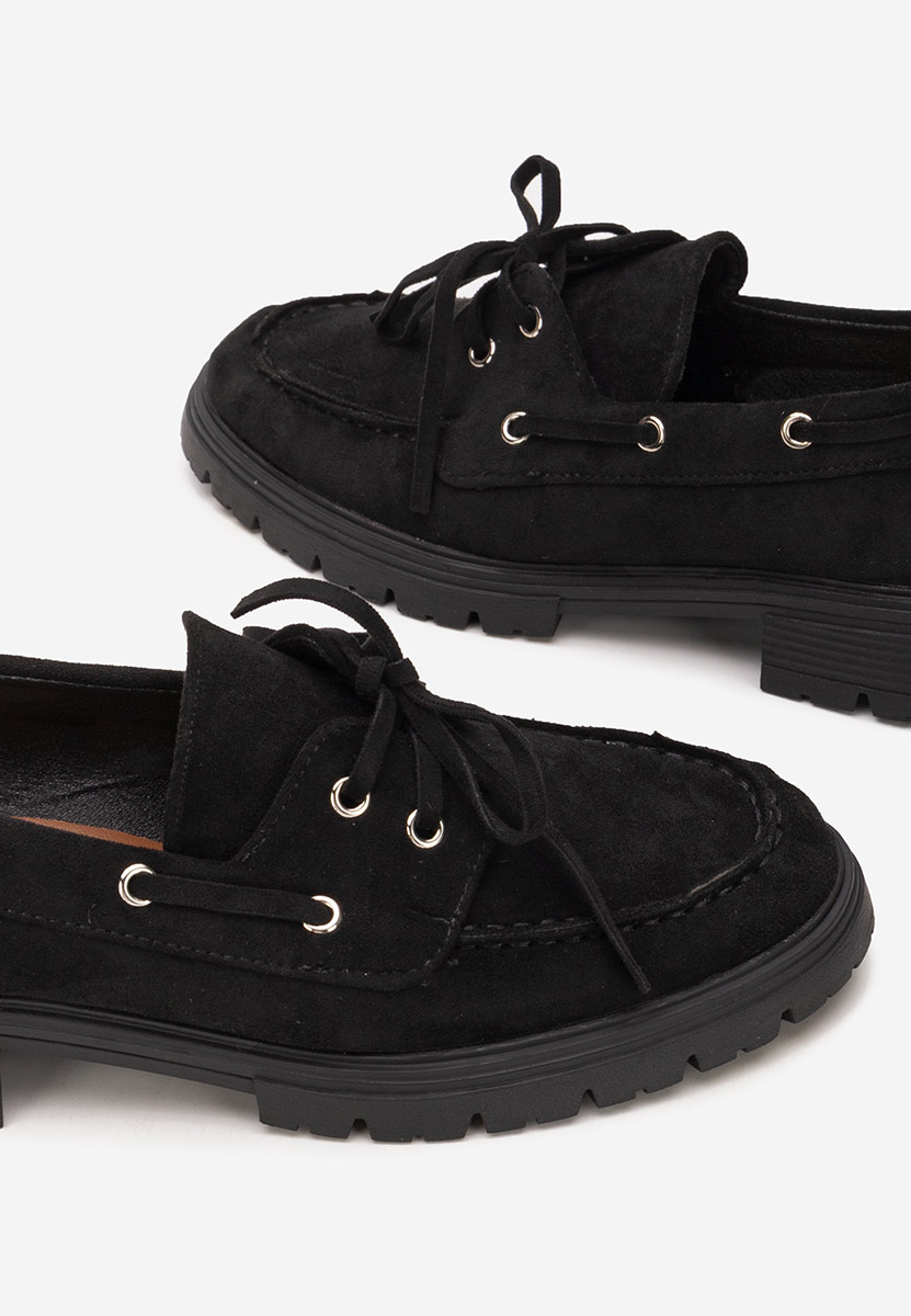 Chaussures casual femme noirs Valoria