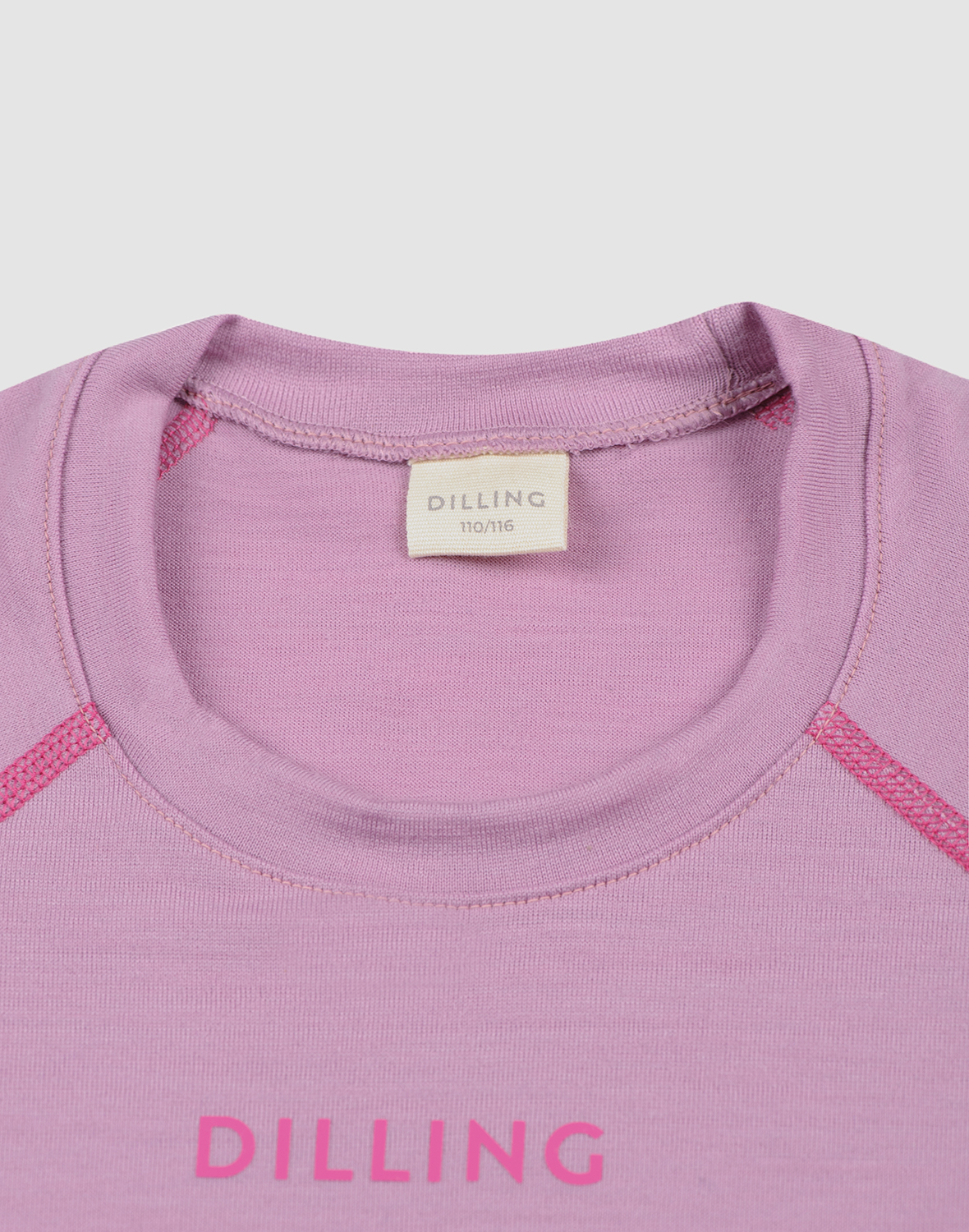 Shirt met raglanmouwen van merinowol voor kinderen