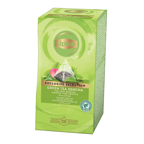 Lipton Exclusive Selection Thé vert Sencha 25 sachets pyramides