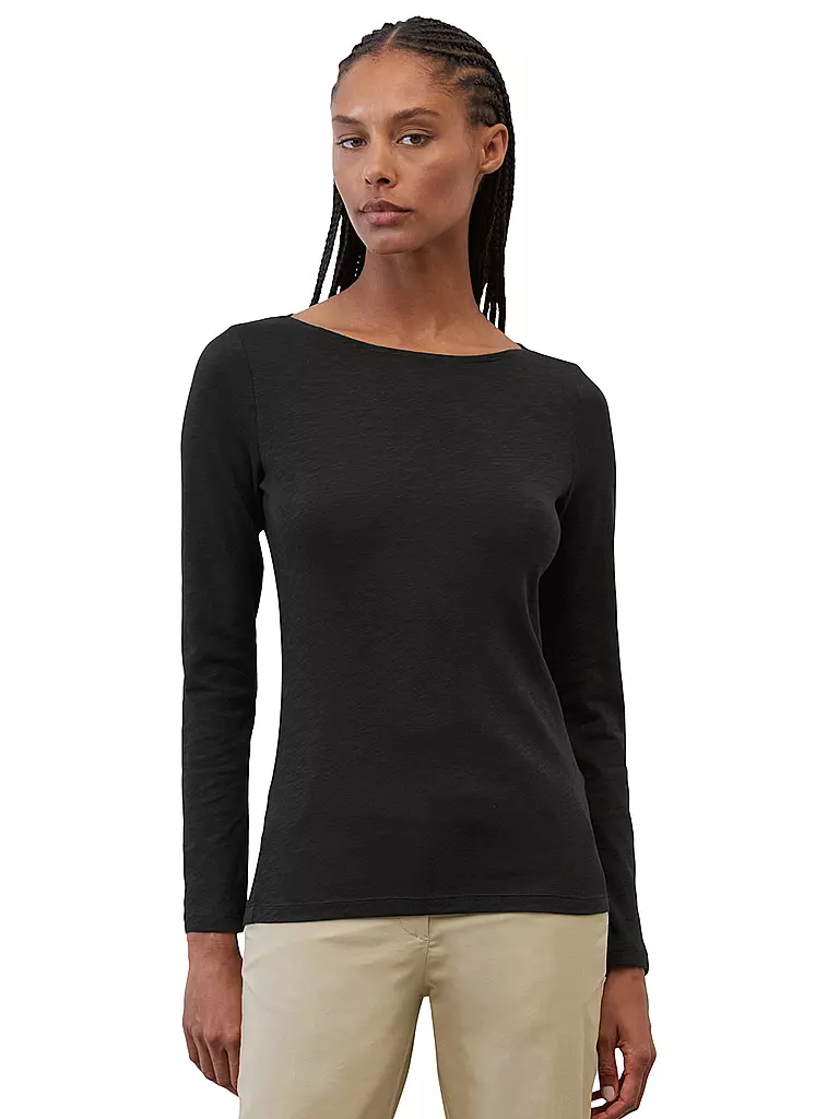MARC O'POLO Langarmshirt schwarz