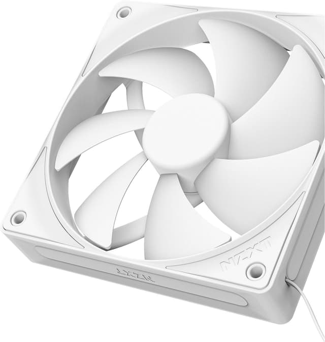 NZXT F120P V2 Static Pressure 120mm PWM Blæser (hvid)