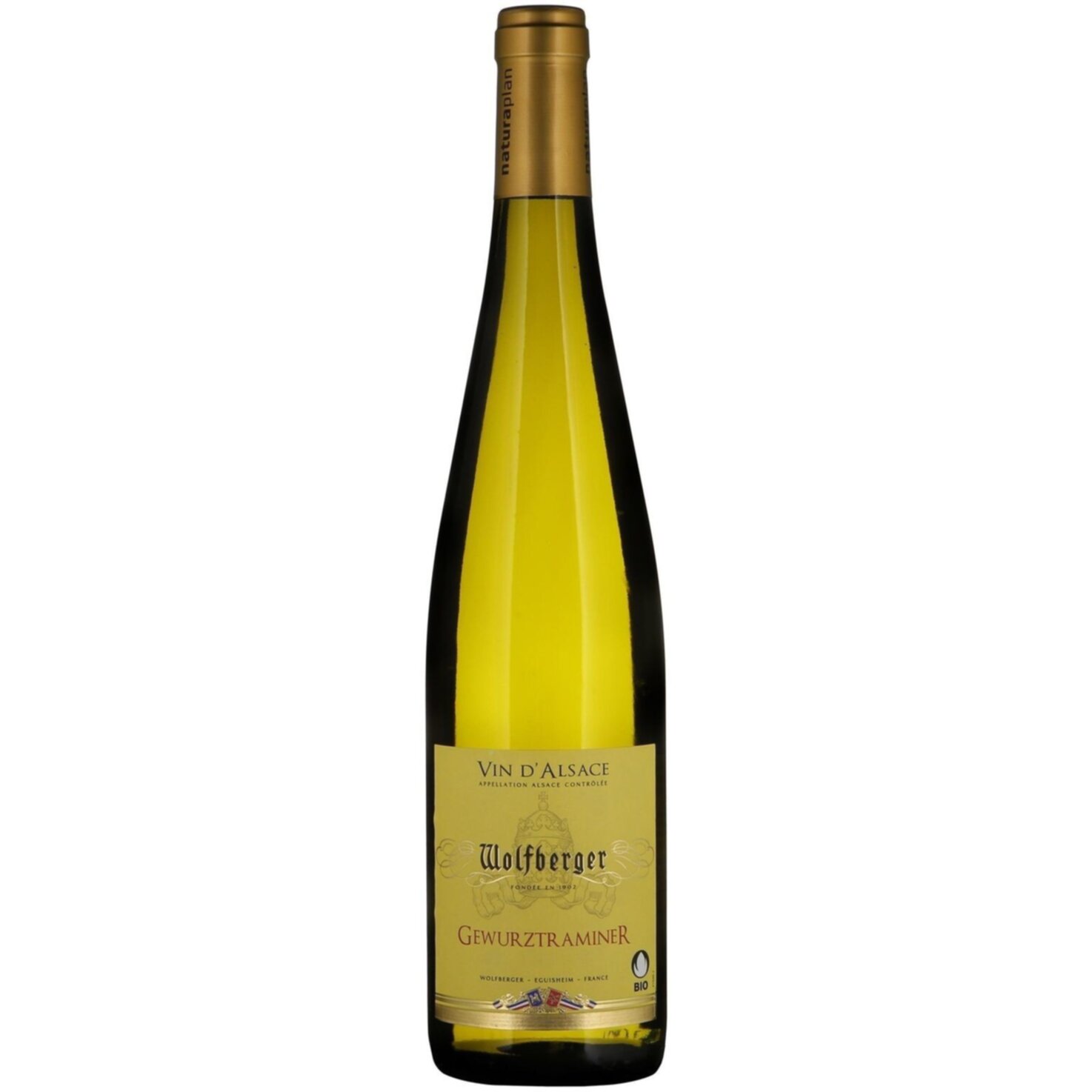 Naturaplan Bio Gewürztraminer d'Alsace AOP Wolfberger -75cl