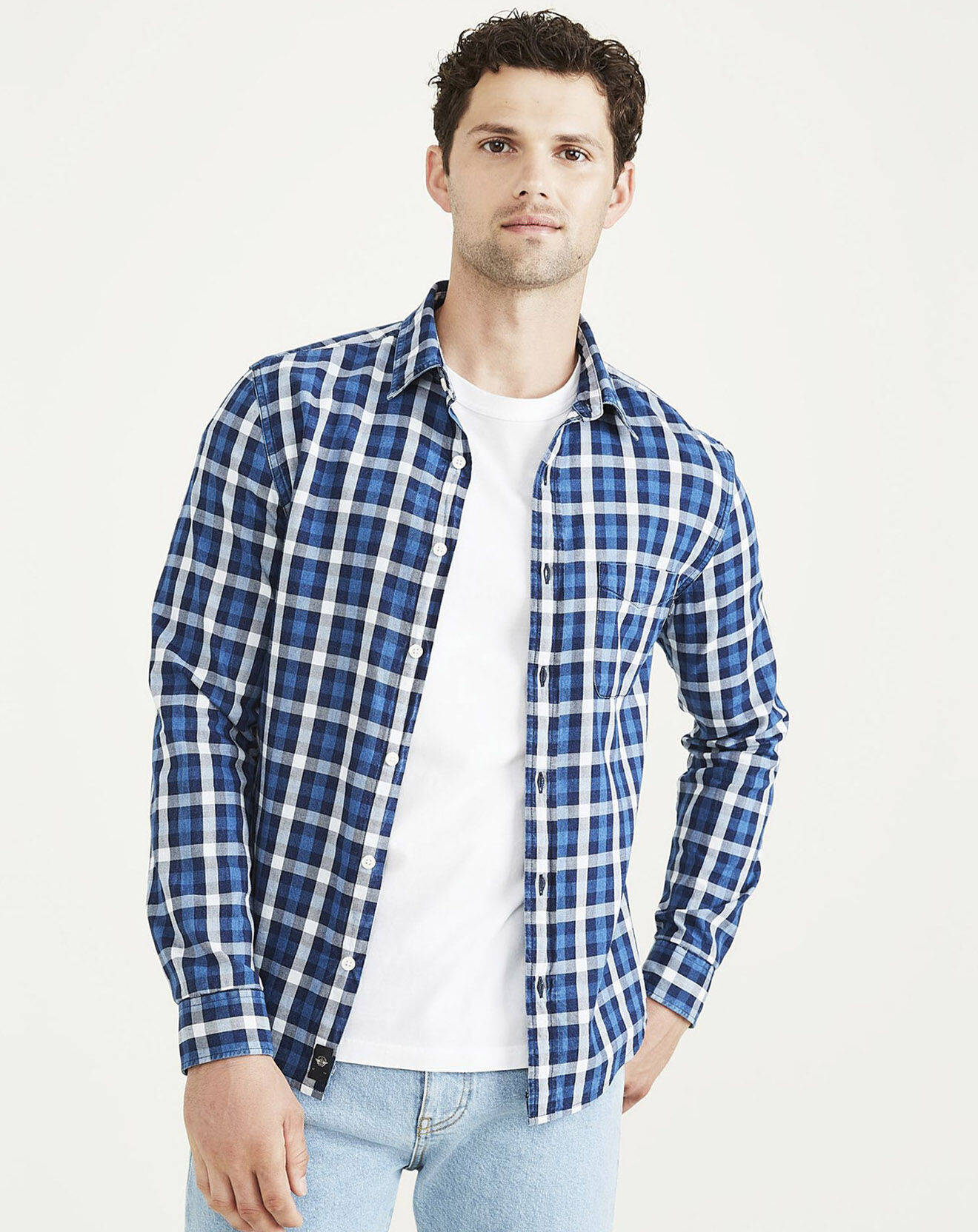 Dockers Chemise Original Slim bleu foncé