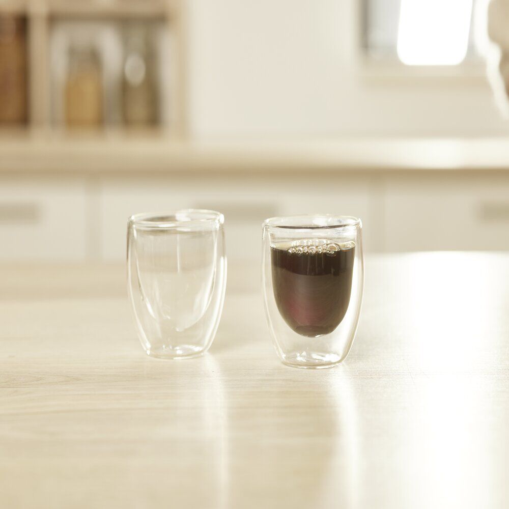 Lot de 2 verres double paroi 80ml