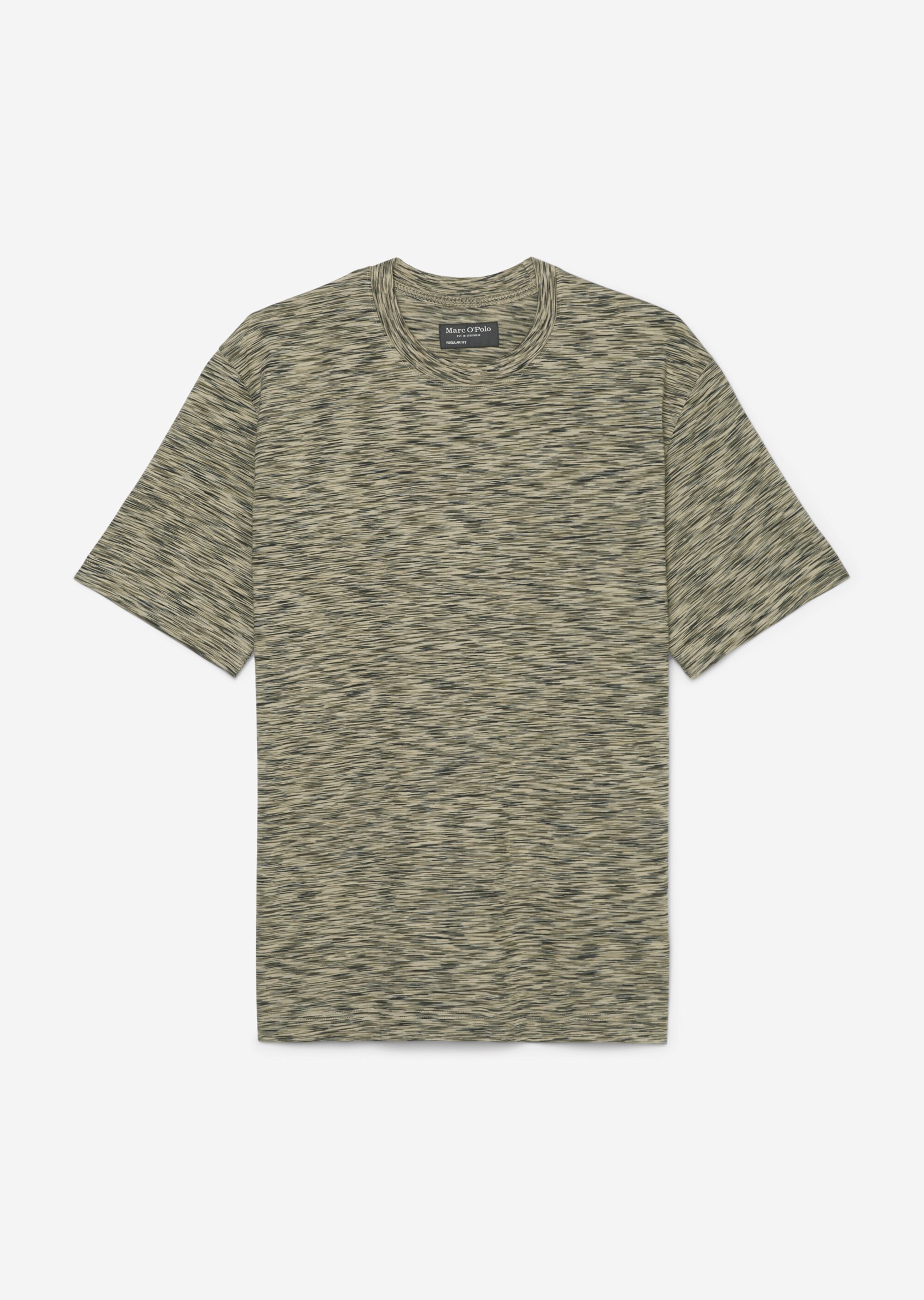 T-Shirt regular in leichter Space-Dye-Jersey-Qualität