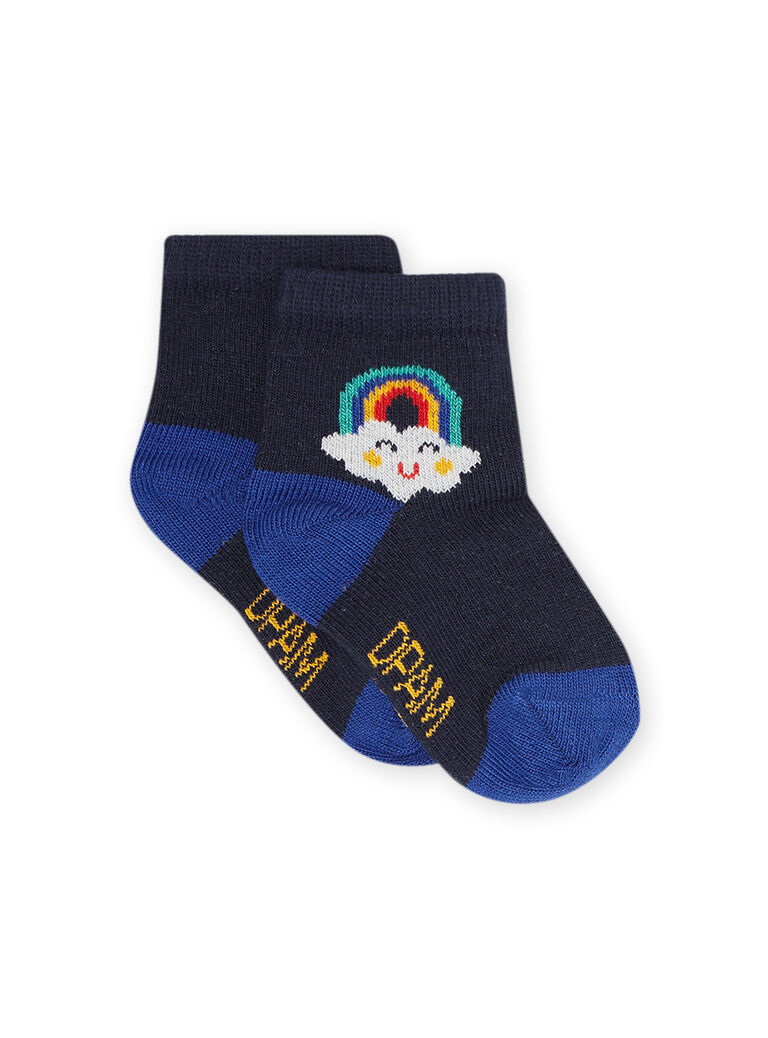 Chaussettes bleu nuit bébé garçon