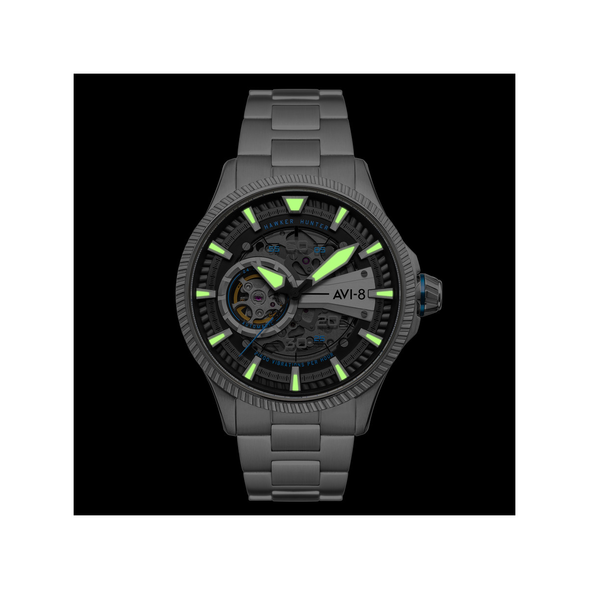 Montre AVI-8 homme automatique acier