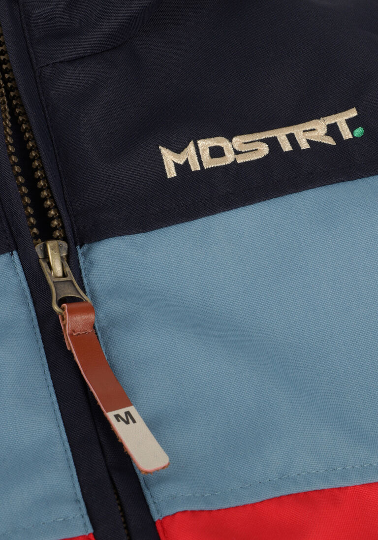 MOODSTREET donkerblauwe moodstreet jack jacket colorblock