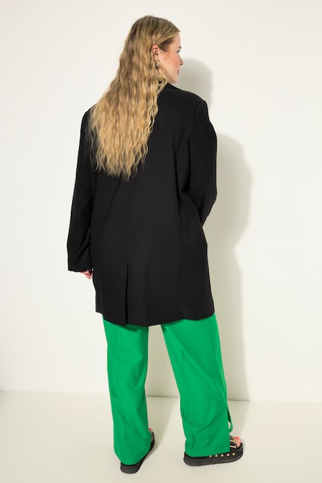 Longblazer, Oversize Loose Shape, feine Struktur