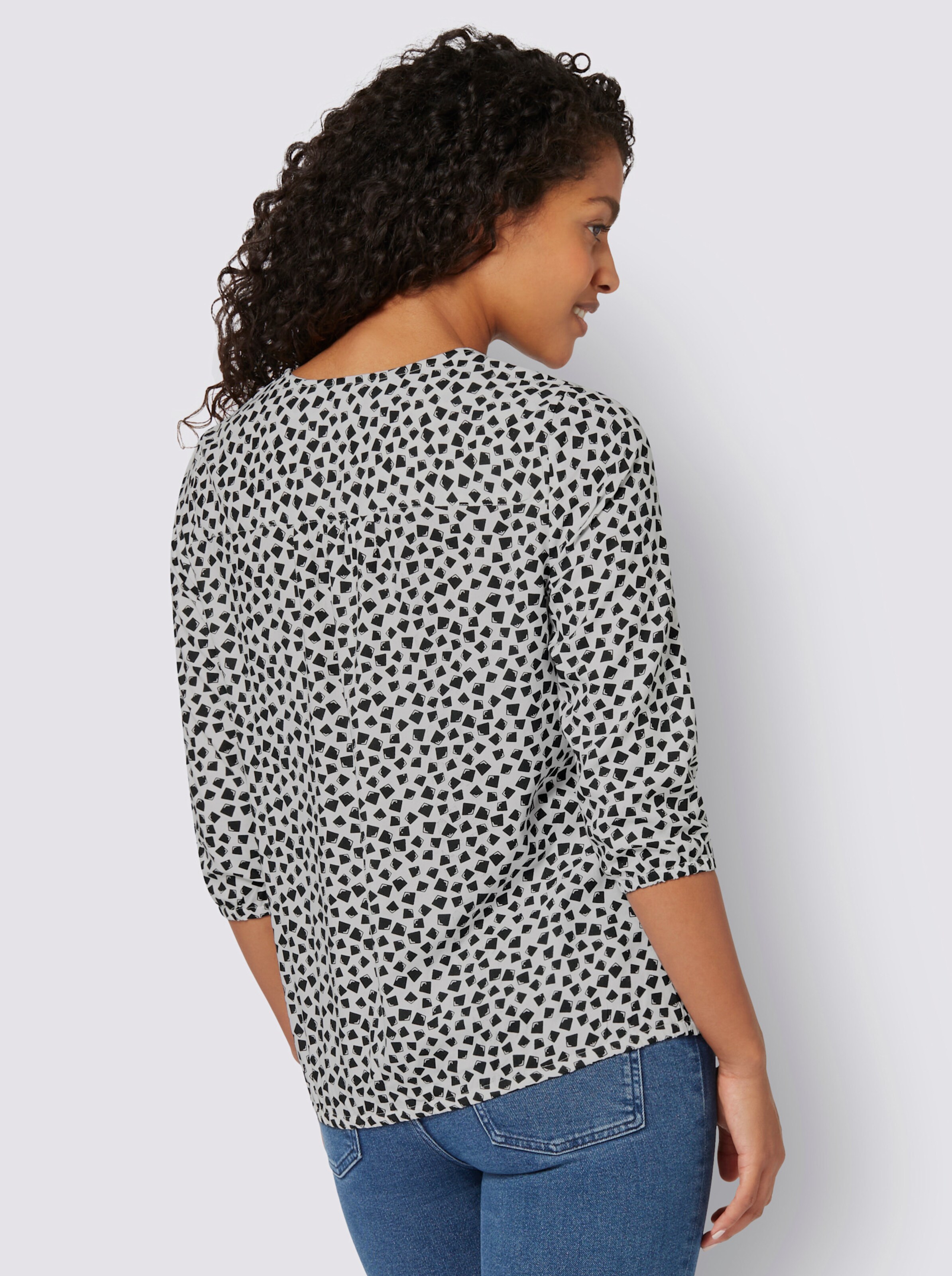 Druckbluse