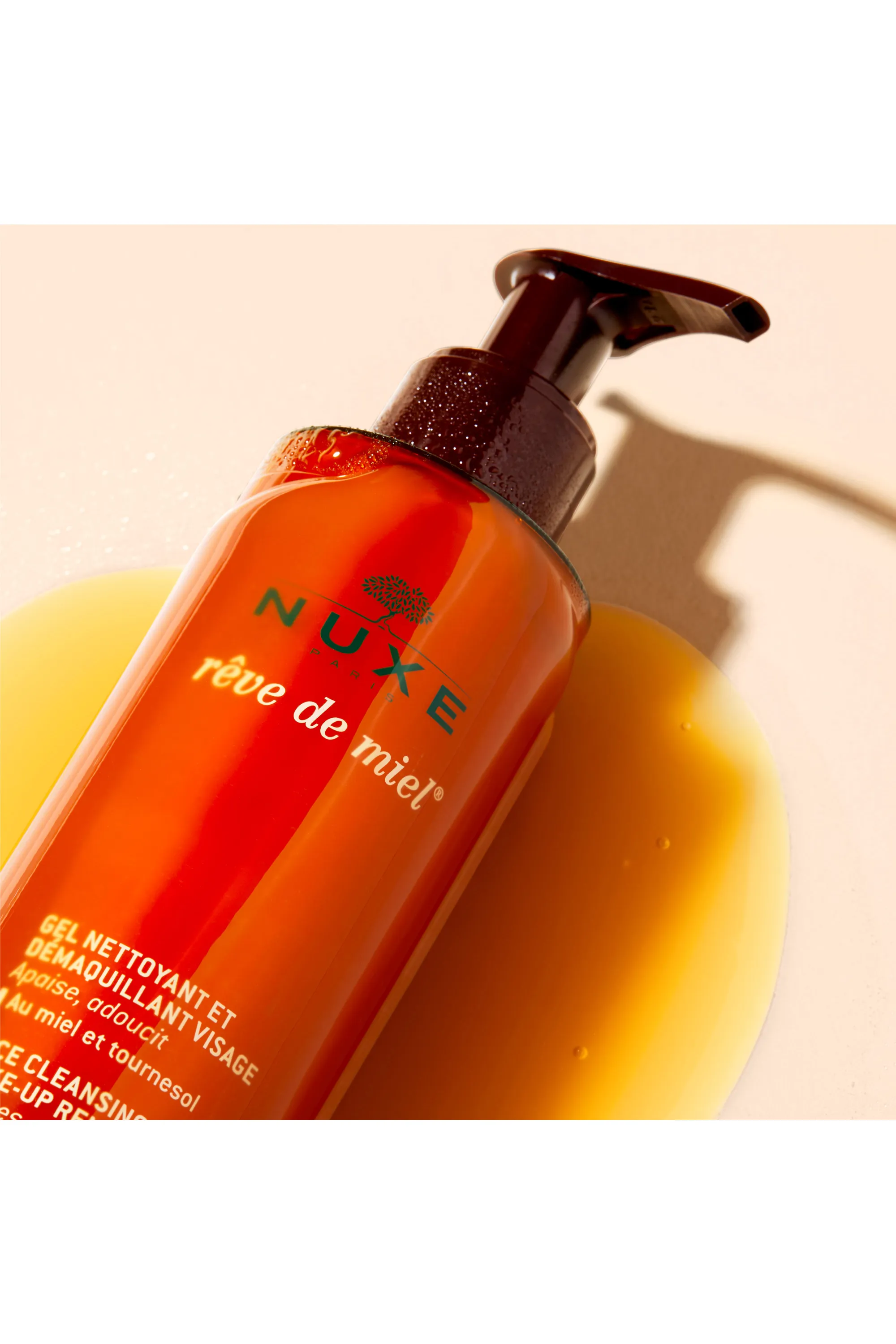 Nuxe Gel nettoyant démaquillant visage Rêve de Miel®-200 ml