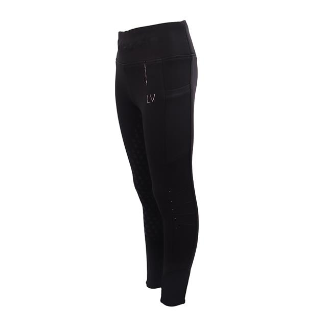 Paardrijlegging La Valencio LVWella Full Grip Kids Grijs-zwart