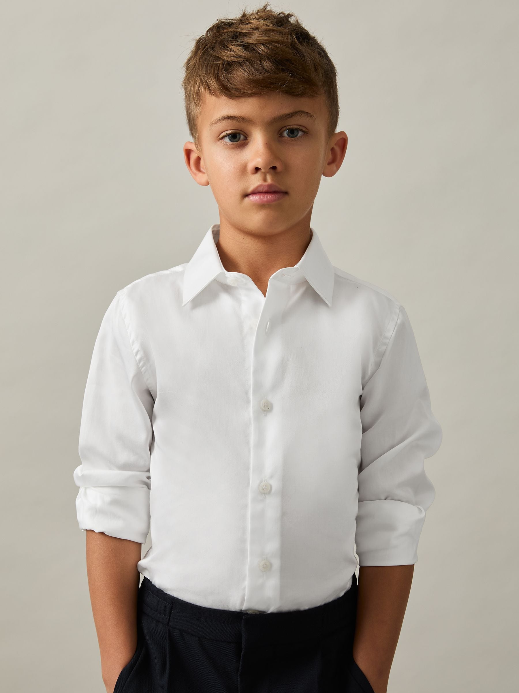 Wit - Reiss Remote 100% Cotton Shirt