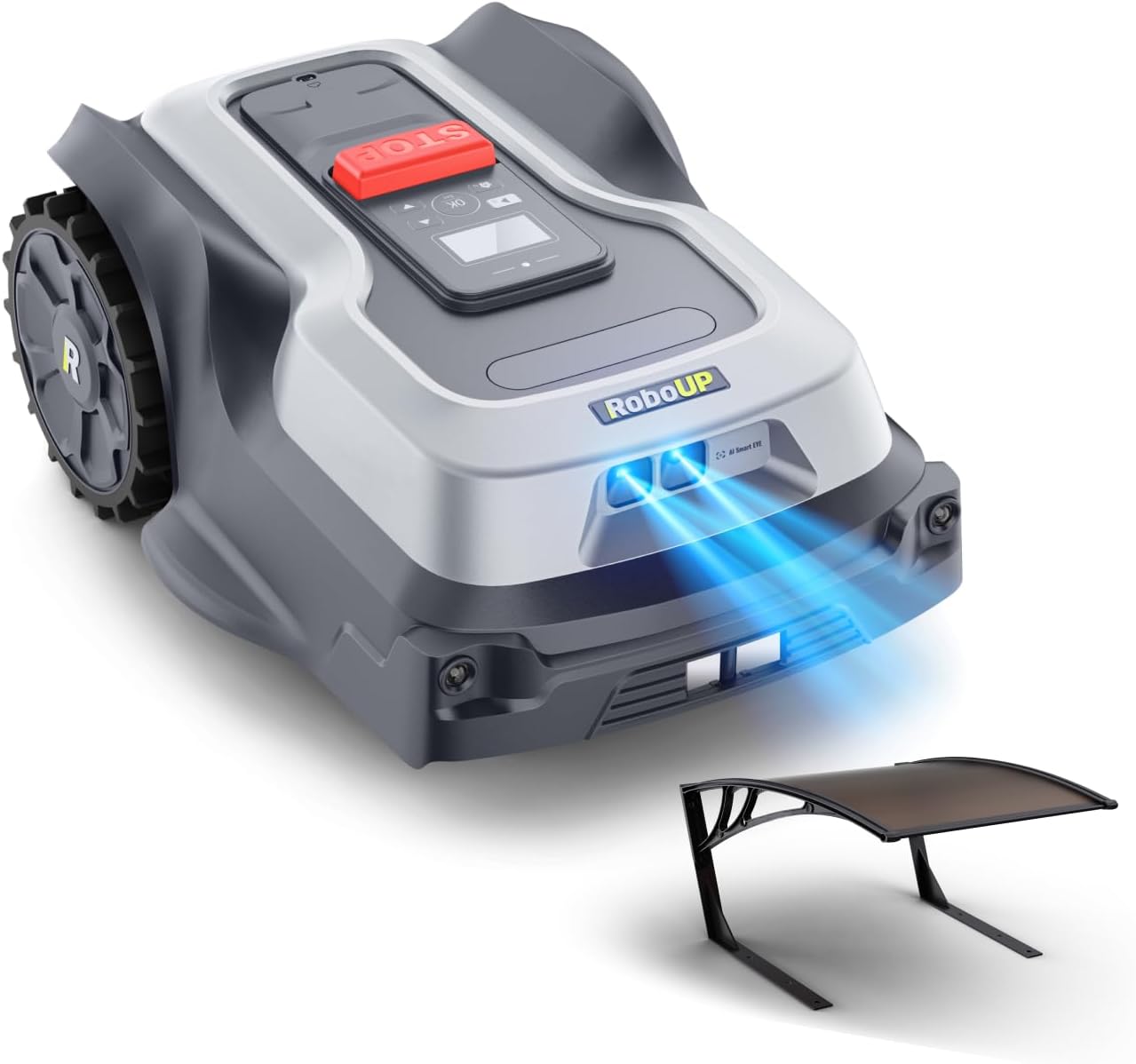 Mähroboter ohne Begrenzungskabel T1200Pro 2025Version, Ride-On Edge u. Automatische Kartierung, Mehrzonenverwaltung, KI Hinderniserkennung Rasenmäher Roboter für Fläche bis zu 1500㎡