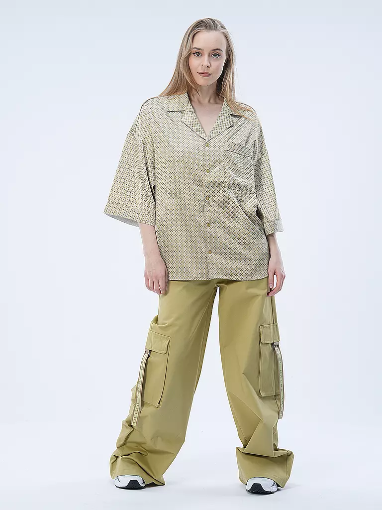 KARO KAUER Bluse Oversized Fit  beige