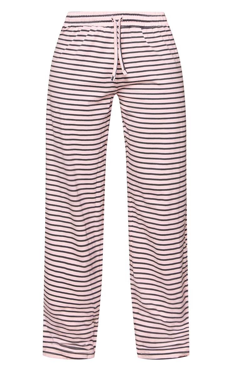 Rose Pantalon Rayé Petite