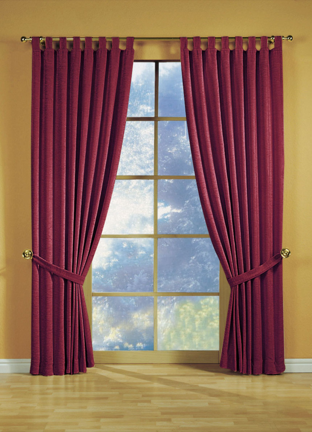 Fensterdekoration aus schwerer Thermo-Chenille-Qualität