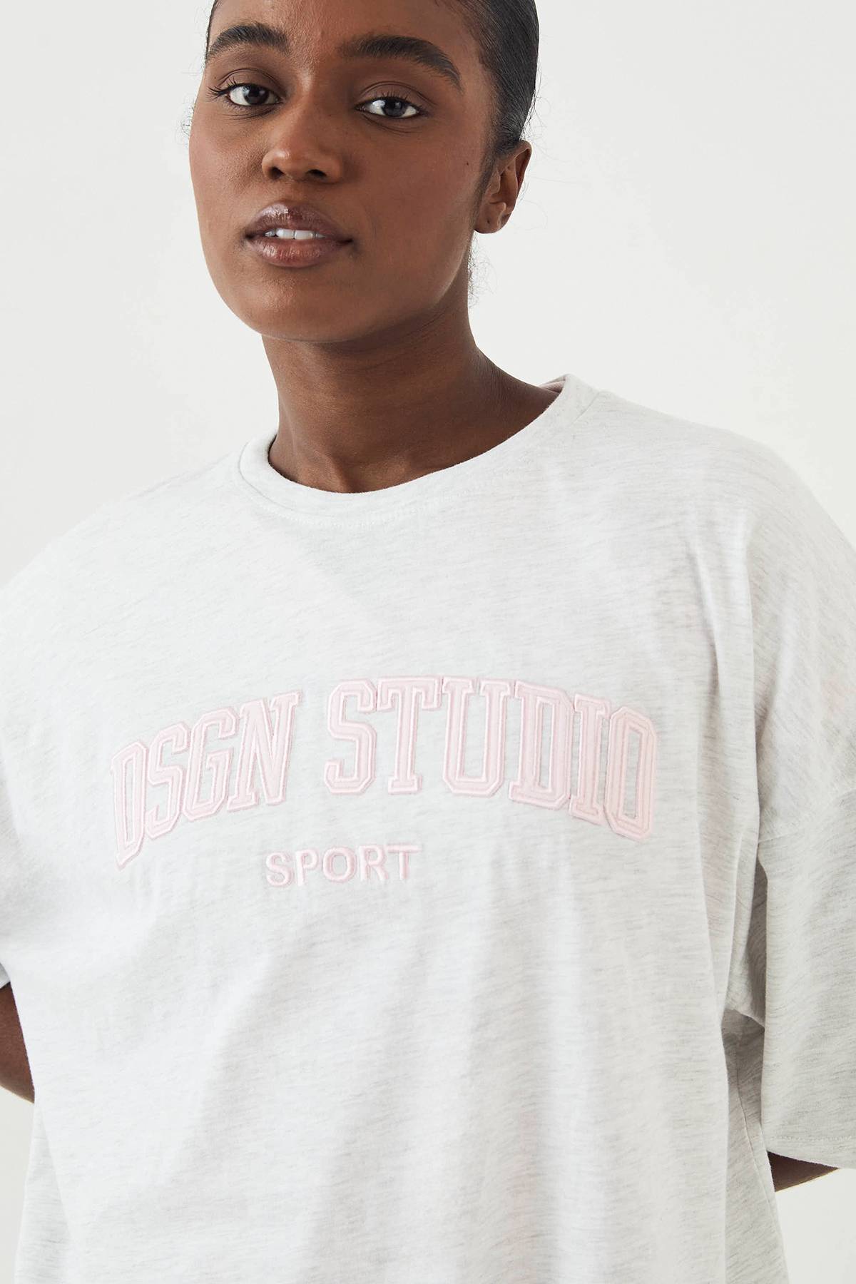 T-Shirt Oversize à Appliqué DSGN Studio