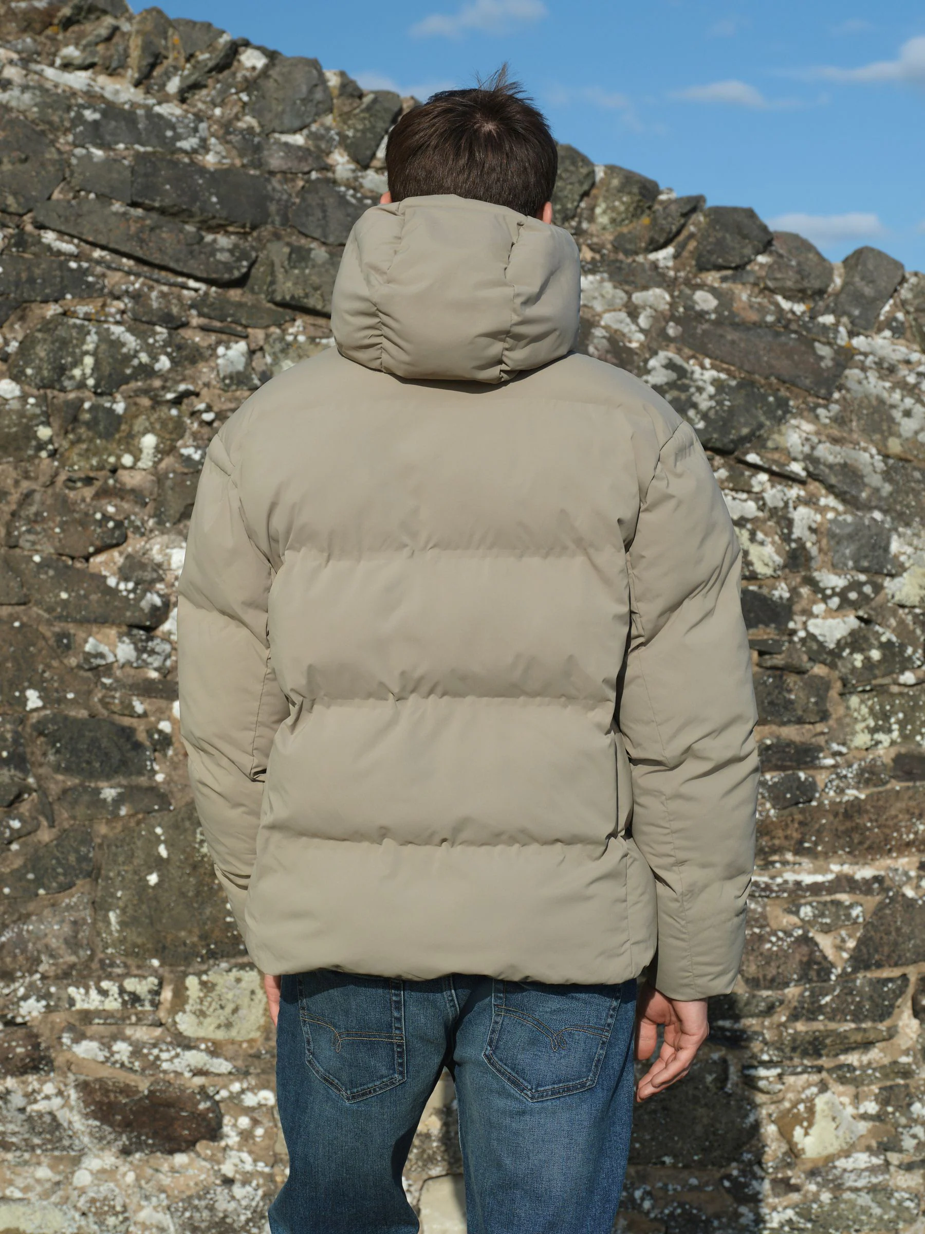 Pastelgeel - Standaard lengte - ThermoGen Shower Resistant Puffer Jacket