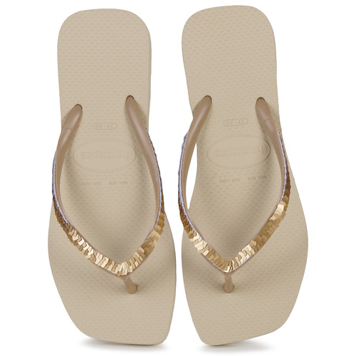 Havaianas - SLIM SQUARE MAGIC SEQUIN - Beige / Doré