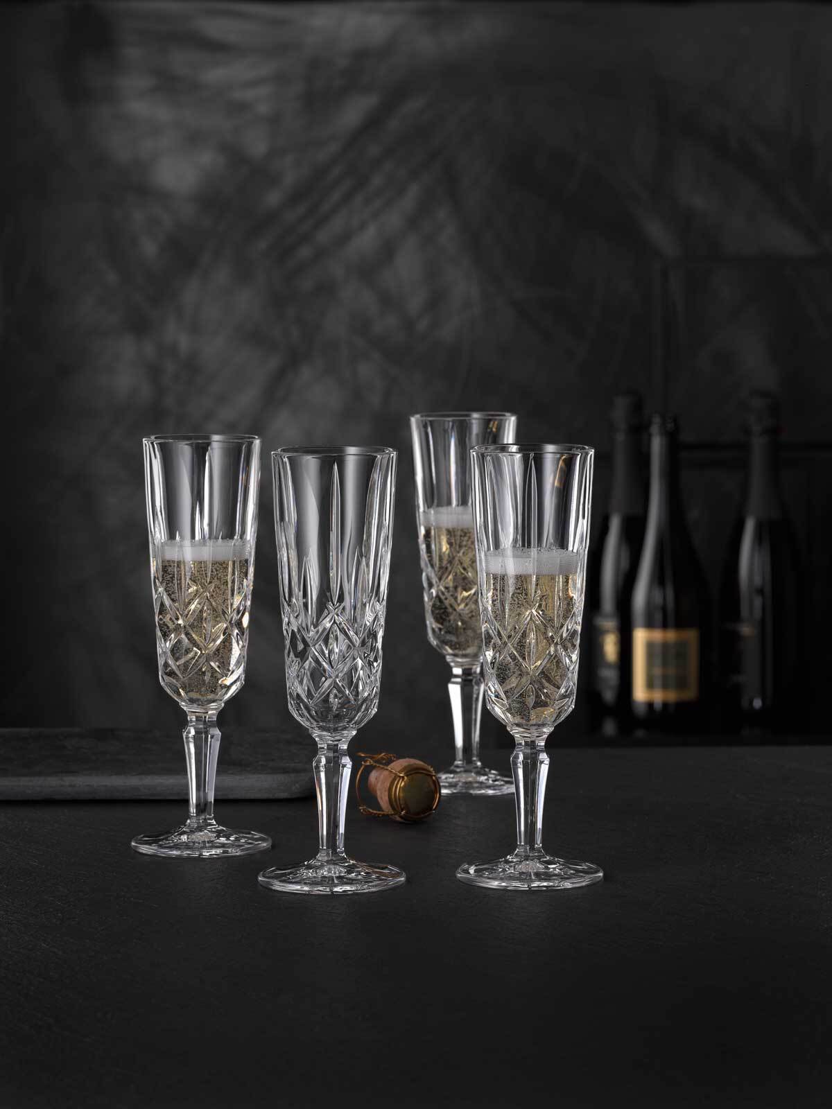 Nachtmann Champagnergläser Noblesse 155 ml 4er Set