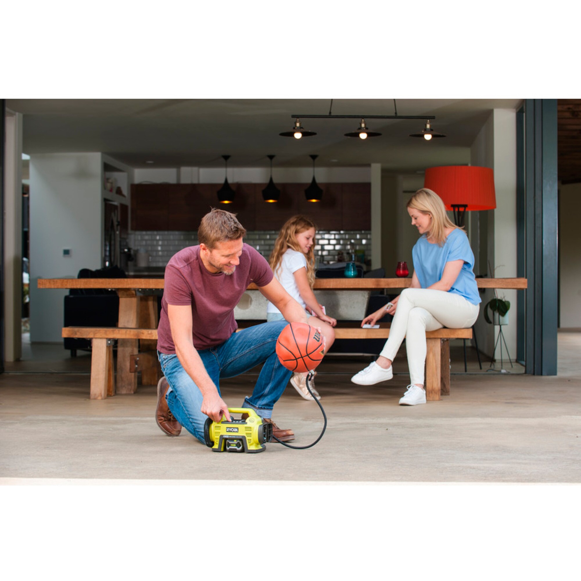 Ryobi Luftpumpe ONE+ Akku-Kompressor R18I-0, 18Volt