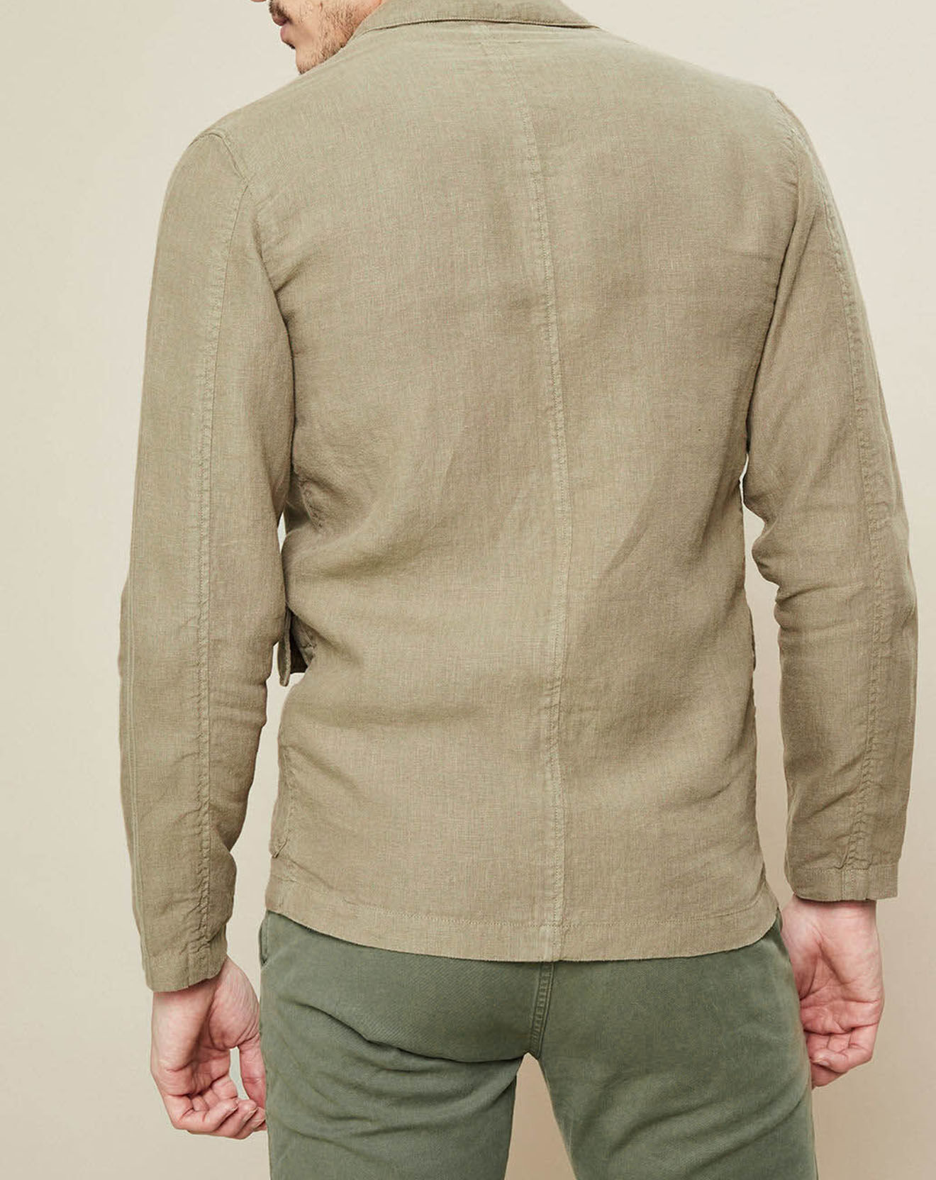 Hartford Veste 100% Lin Jeffrey argile
