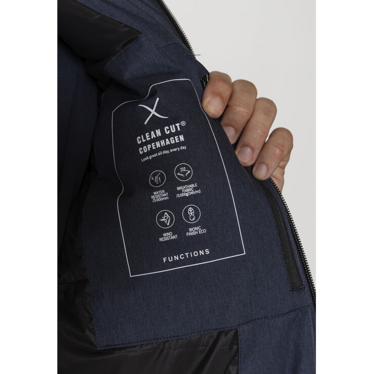 Clean Cut Copenhagen Gavin puffer jacket Navy