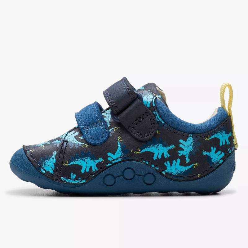 Clarks Clarks Tiny Stomp Navy Print