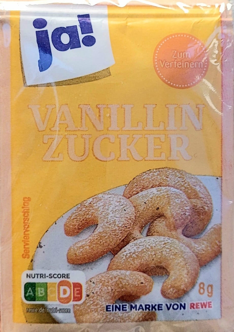 ja! Vanillinzucker 15x8g MHD:30.10.26
