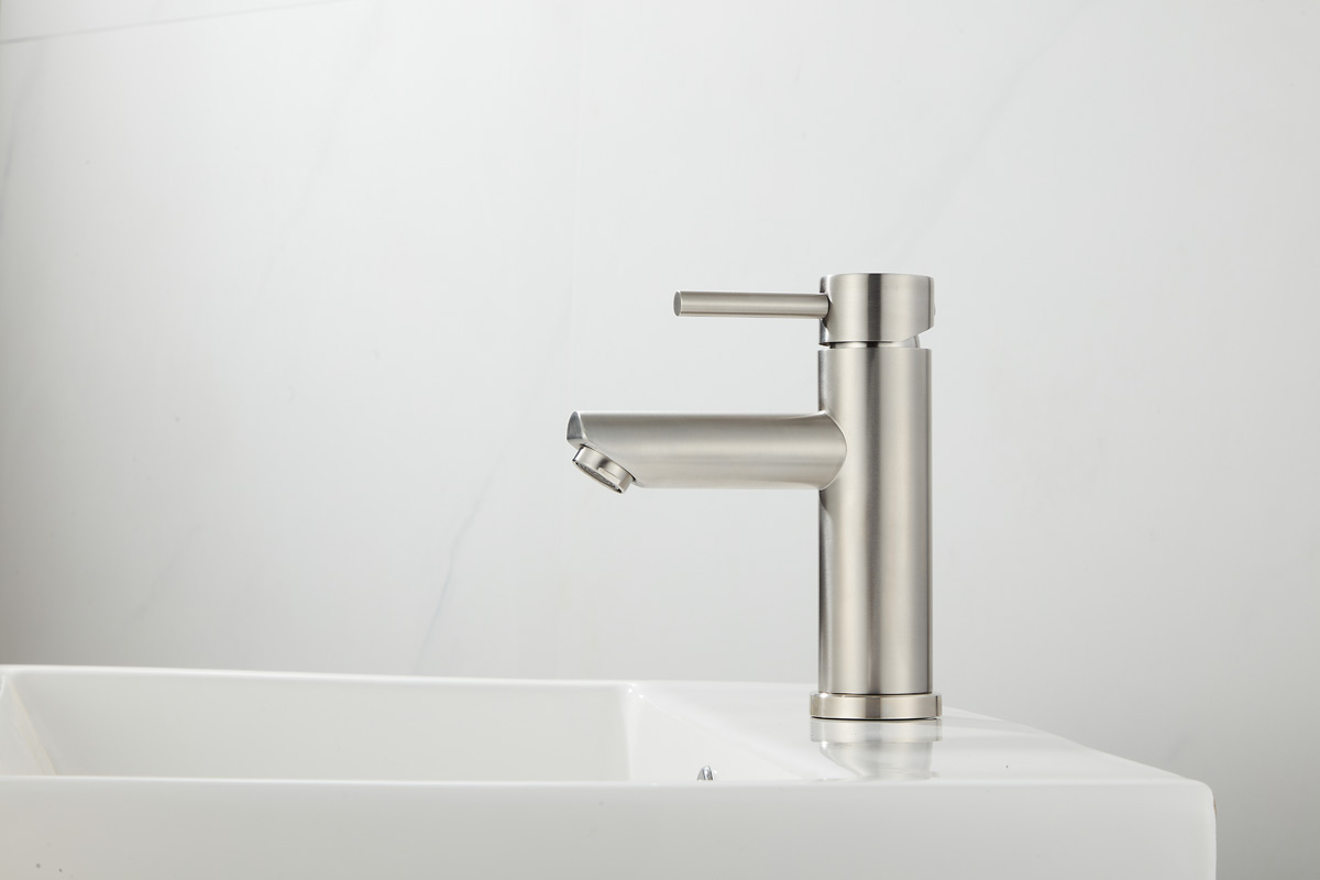 Saniclear Exclusive 304-RVS wastafelkraan eenhendel