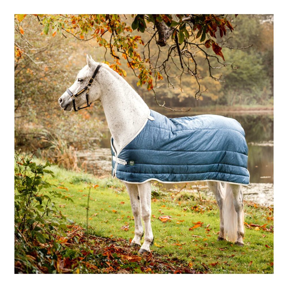 Horseware ECO LINER 300G - Doublure teal eco print/grey